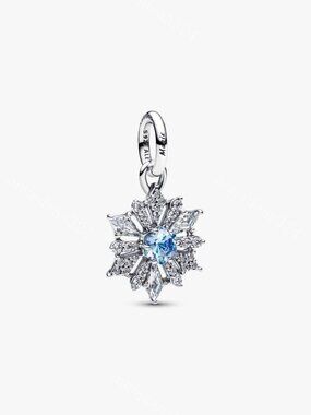 Pandora Disney Frozen Queen Elsa Snowflake Dangle Charm